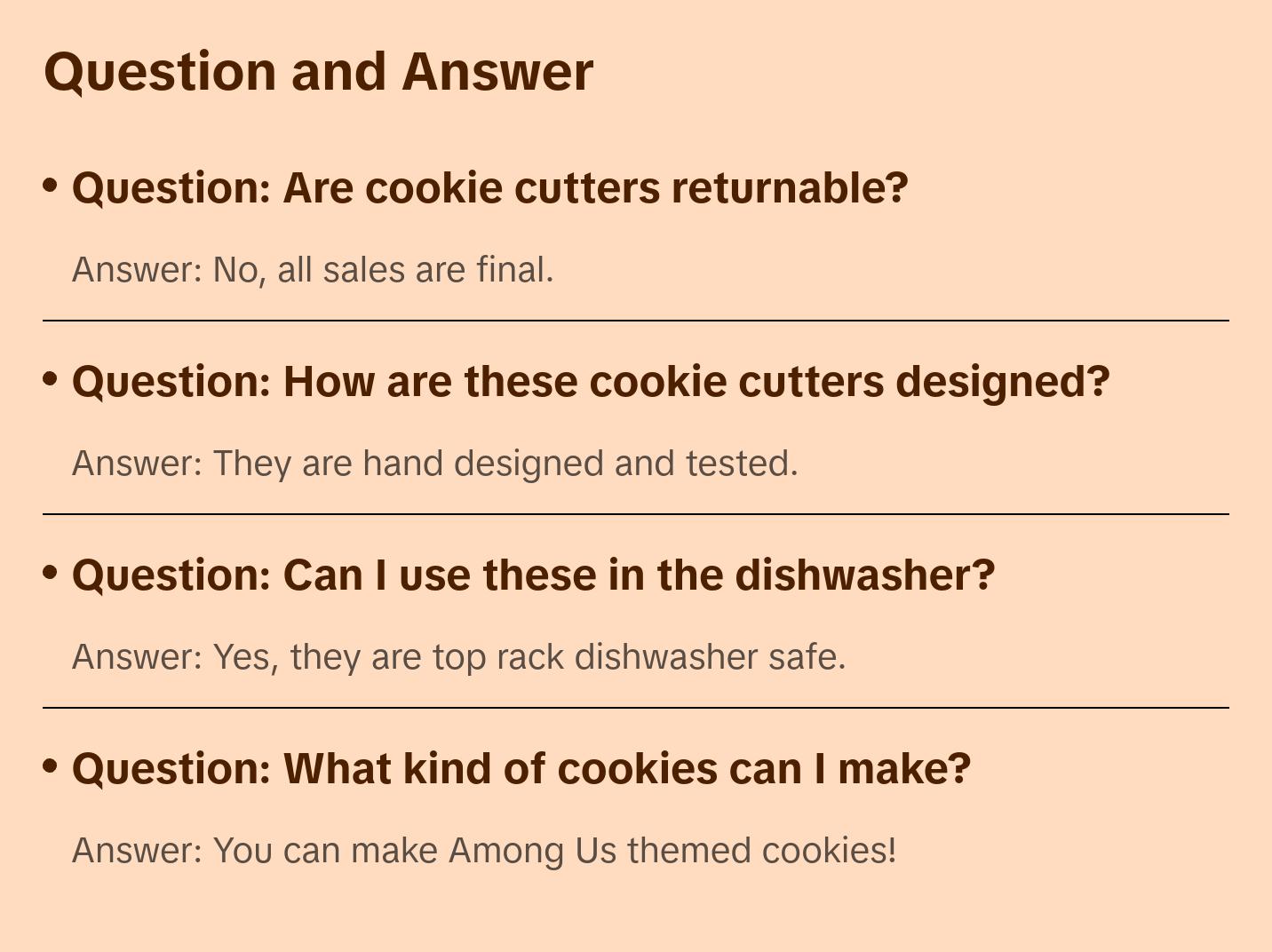 Among Us Cookie Cutters - Imposter, Vent, Schoolgirl Crewmate, Ghost Crewmate, Normal Crewmate Baking Supplies Kit Bakeware