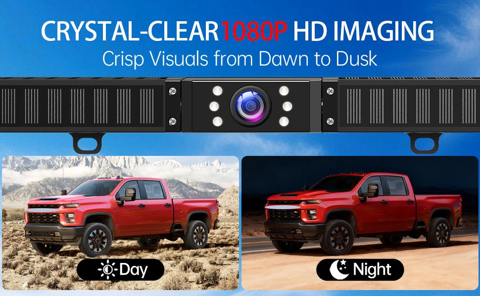 ConewVehicle Magnetic Solar Wireless Backup Camera with 5" 1080P Monitor,Magnetic base or license plate installation,10000mAh Battery 1 Mins DIY Installation Night Vision Waterproof Reverse Camera for Truck, RV,Car, Van, SUV, Trailer ConewVehicle Magnetic Solar Wireless Backup Camera with 5" 1080P Monitor,Magnetic base or license plate installation,10000mAh Battery 1 Mins DIY Installation Night Vision Waterproof Reverse Camera for Truck, RV,Car, Van, SUV, Trailer