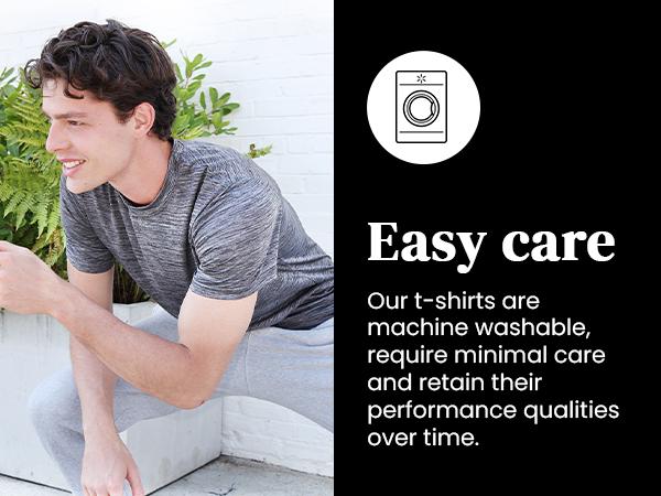 [5 Pack] Men’s Workout Short Sleeve Dry Fit T Shirts Raglan Crewneck Quick Dry Active Athletic Moisture Wicking Breathable Casual Clothes Back to School Round Neck Jersey Tee Tops for Running Exercise Gym Football Sports Hiking Fishing Outdoor Activities