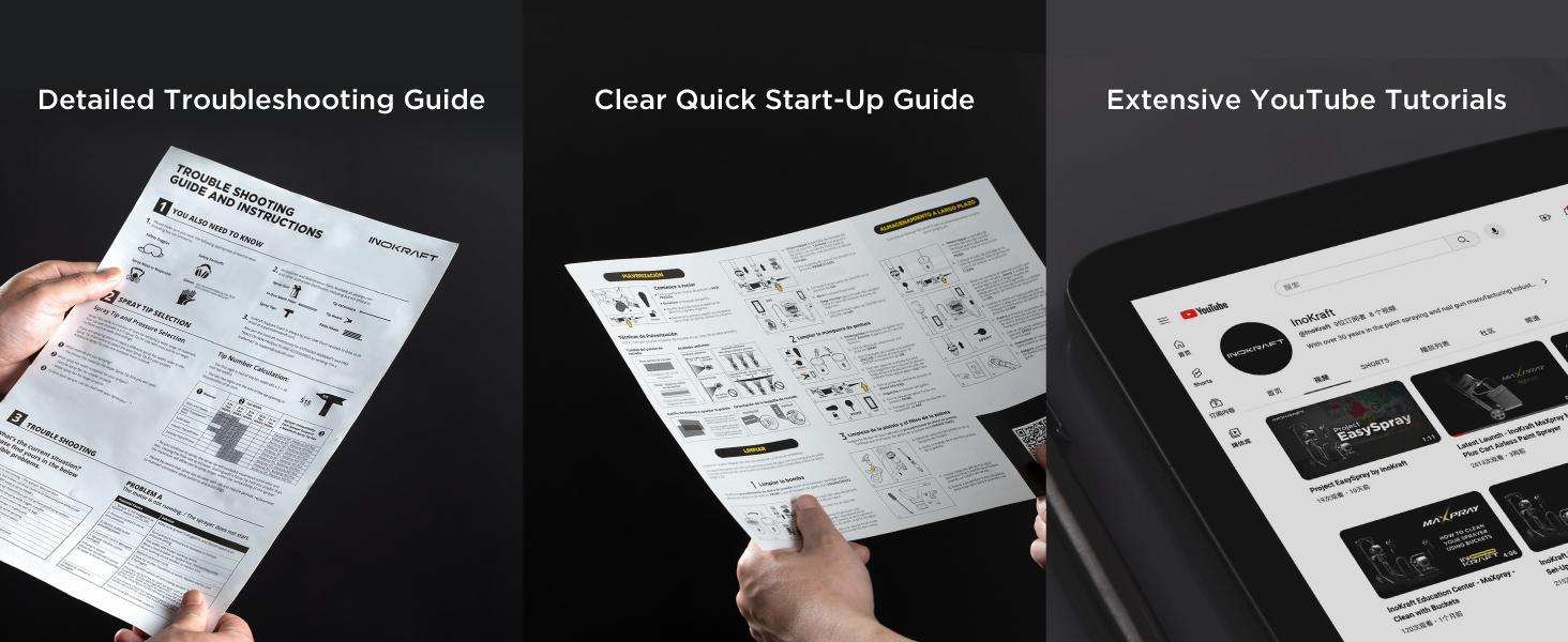 InoKraft DRZZLE D1-LVLP Spray Gun Premium & Basic Kit for Cars & House DIY Painting Superior Quality Atomization Efficient Transfer Easy Operation One-Piece Forged Aluminum Body Teflon Coating InoKraft DRZZLE D1-LVLP Spray Gun Premium & Basic Kit for Cars & House DIY Painting Superior Quality Atomization Efficient Transfer Easy Operation One-Piece Forged Aluminum Body Teflon Coating