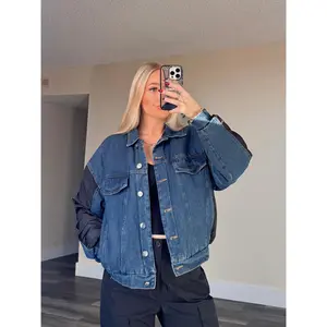 Denim Puffer Jacket
