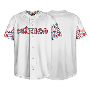 Jersey Serie del Caribe Blanco/Flores Caballero 2026