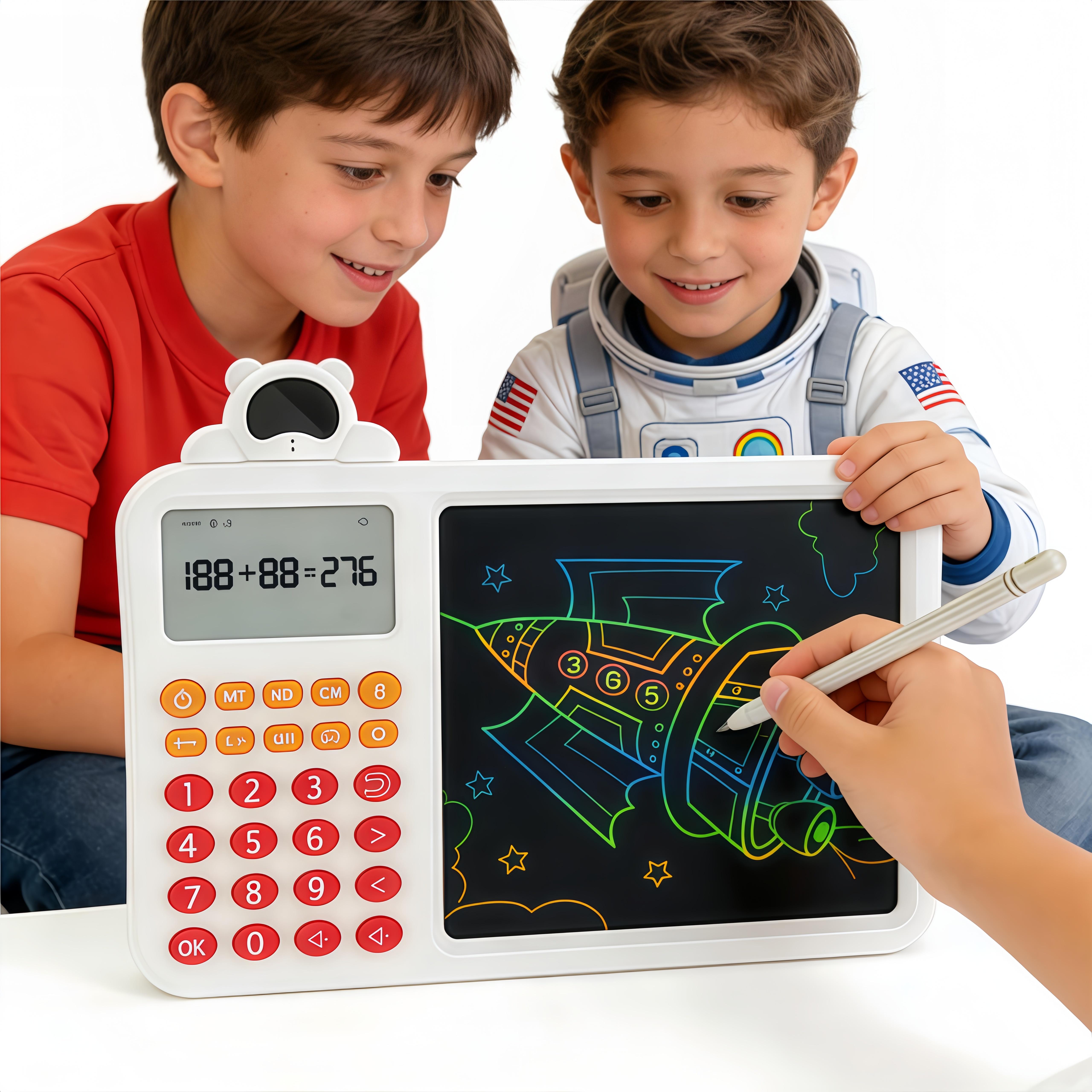 STEM Electronic Math Toy for Kids6+ I Fun Learning Game for Addition,Subtraction, Multiplication & DivisionI Portable Brain Training Educational Toy to Boost Math Confidence at Home & On-the-Go-s