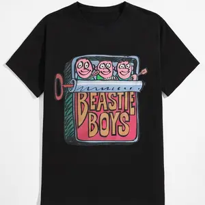 B.Boys Sardine Can T-shirt - Record Tote Bag~ 90's Music Shirt Tee