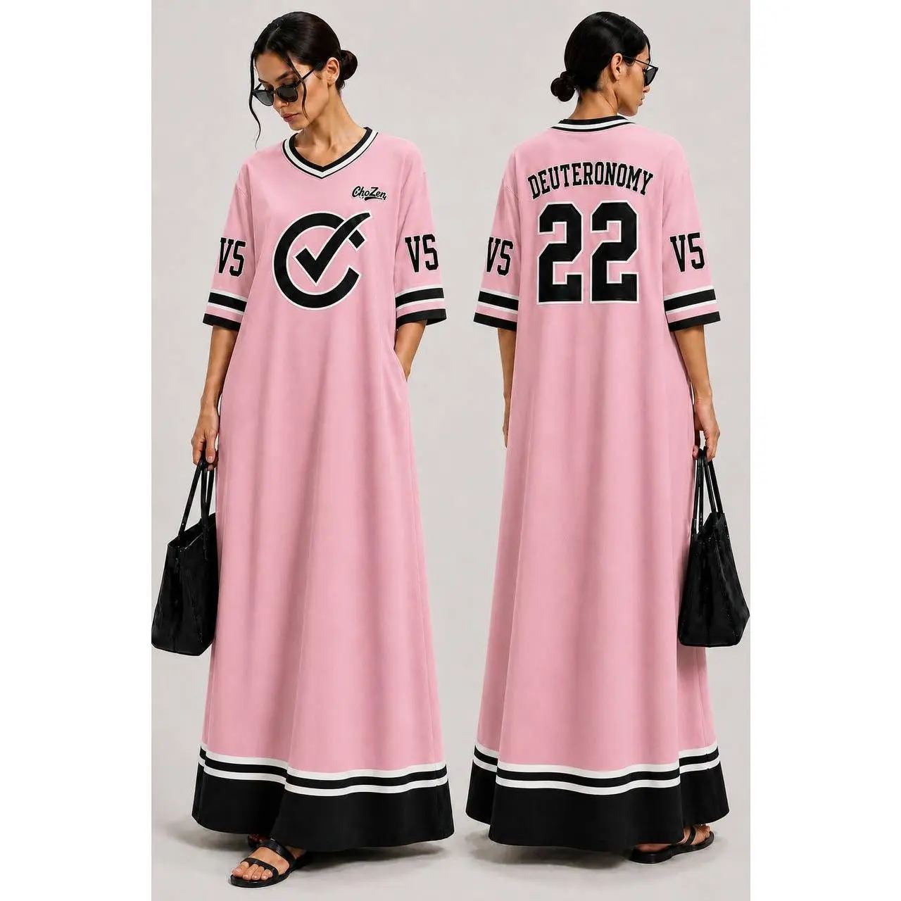 ChoZen Deuteronomy 22:5 Maxi Jersey Dress