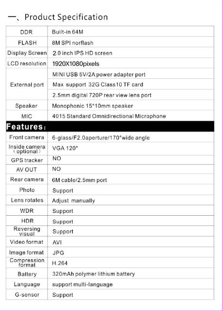 Dash Camera for Cars, 4K Full UHD Dash Cam Front and Rear Inside,Car Camera with Free 32GB SD Card,Built-in Super Night Vision, Loop Recording, WDR,G-Sensor,24 Hours Parking Monitor