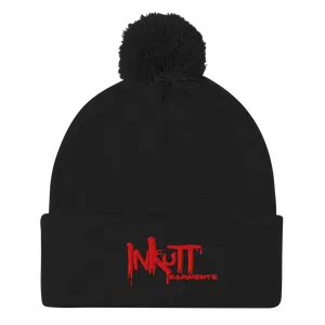 Inkutt Garments Unisex Pom-Pom Embroidered Beanie