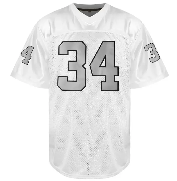 #34 Football Jersey, Men's 90's Hip Hop Style Party Sports T-Shirt