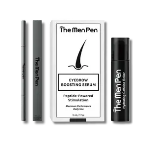 The Men Pen Eyebrow Boosting Peptide Kit with Ginseng & Hyaluronic Acid for Daily Hydrating & Clear Brows