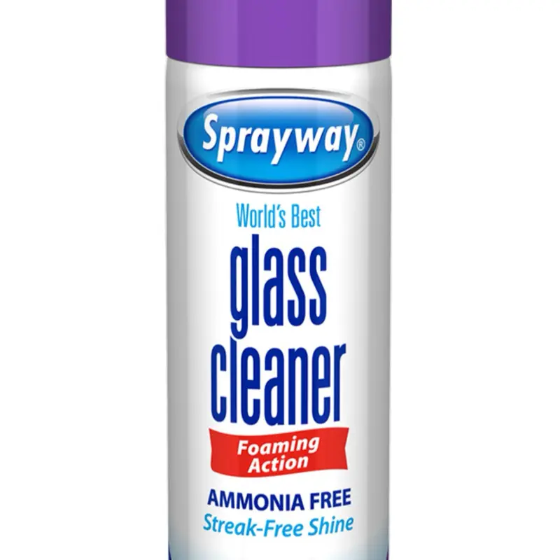 Sprayway Lavendar Scented Glass Cleaner - World's Best Foaming Action Ammonia Free Streak-Free Shine Cleaner Power Wash Original Dish Spray Kit