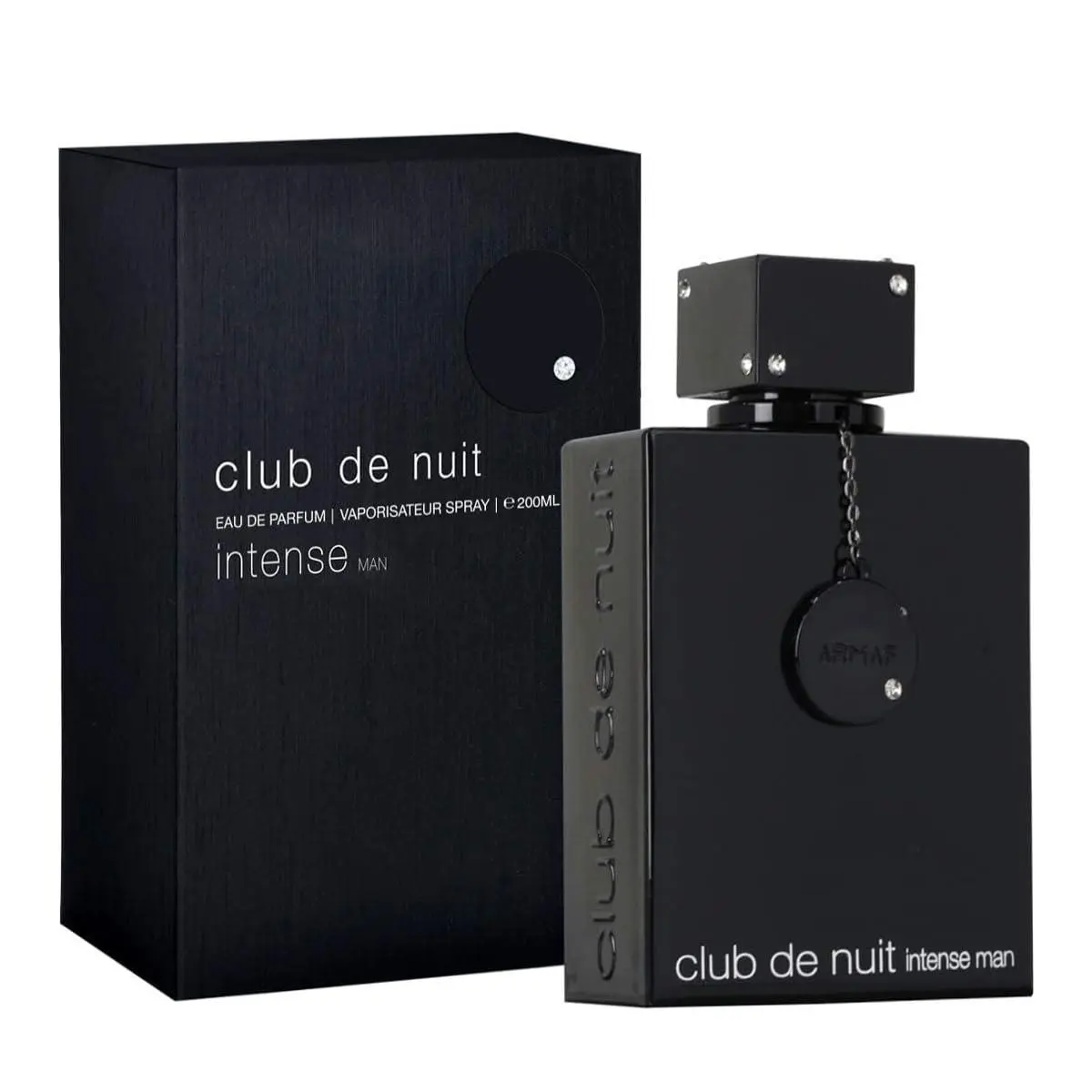 ARMAF Club de Nuit Intense Men's Eau De Parfum Spray (6.8 Oz) - Woody Spicy Aroma Cologne, Warm Vanilla Base, Citrus Men's Fragrance, Single Item