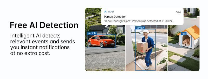 TP-Link & Tapo C615F Kit Solar Dimmable Floodlight 360° Pan/Tilt Security Camera Kit,2K 3MP  360° AI Tracking  Outdoor Wireless w/Solar Panel  Free Person/Vehicle Detection  Hack-Proof Security | Alexa & Google Home