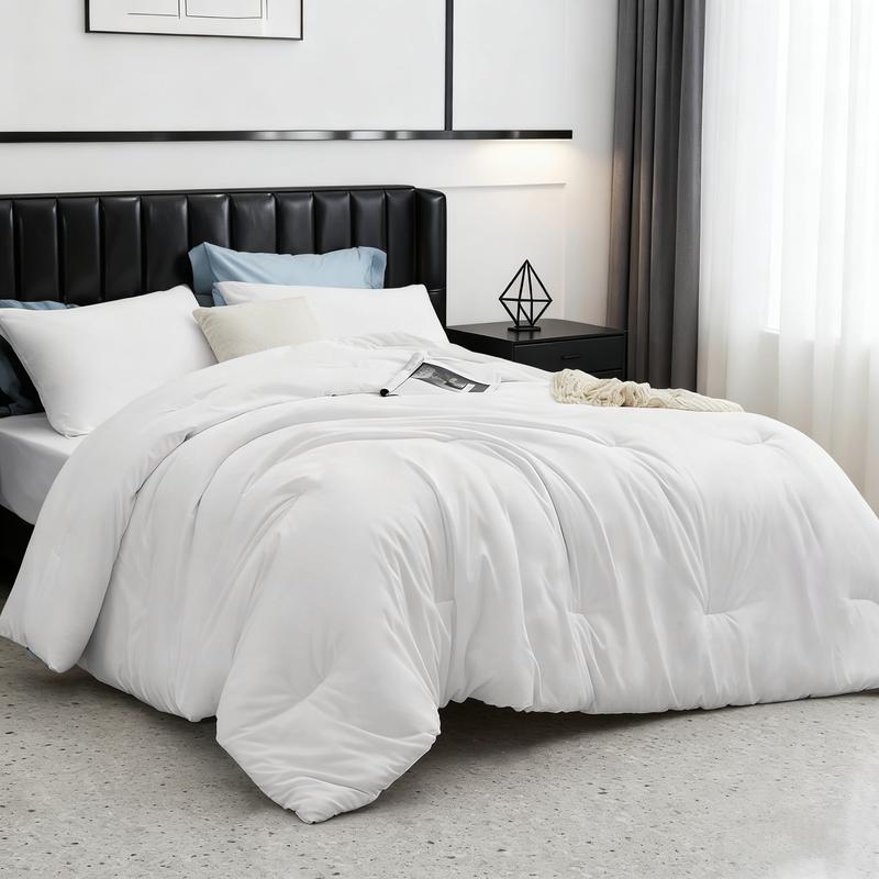 3 Pieces Soft Luxury Cationic Dyeing Bedding Comforter For All Season,Breathable Bed Set For Twin, Full, King, Queen Bed Sizes, Suitable For Bedroom, Guest Room, Dormitory, All Seasons, Machine Washable
