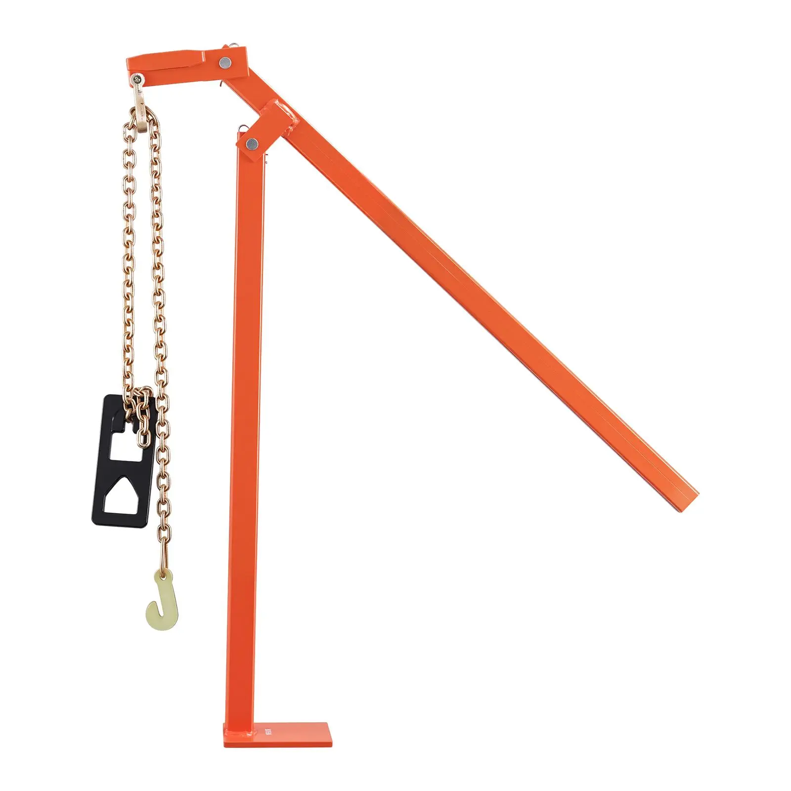 【SummerFinds】VEVOR 36 in T Post Puller, Heavy Duty Fence Post Pullers with Puller Plate & 47 in Lifting Chain, Labor-Saving T-Post Remover Tool for Round Fence Posts, Sign Posts & Tree Stumps