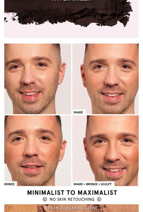 Made for Shade Bronze & Sculpt Trio Palette - Matte, Buildable Contour Trio | Neutral, Warm & Cool Shades for Sculpting, Bronzing, and Shading