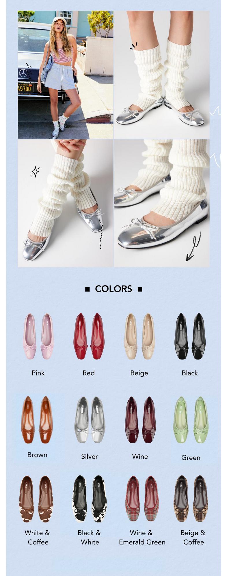 Cider Bow Decor Square Toe Ballet Mary Jane Flats, Classic Chic Ballet Flats for Daily Casual & Work Cider Bow Decor Square Toe Ballet Mary Jane Flats, Classic Chic Ballet Flats for Daily Casual & Work