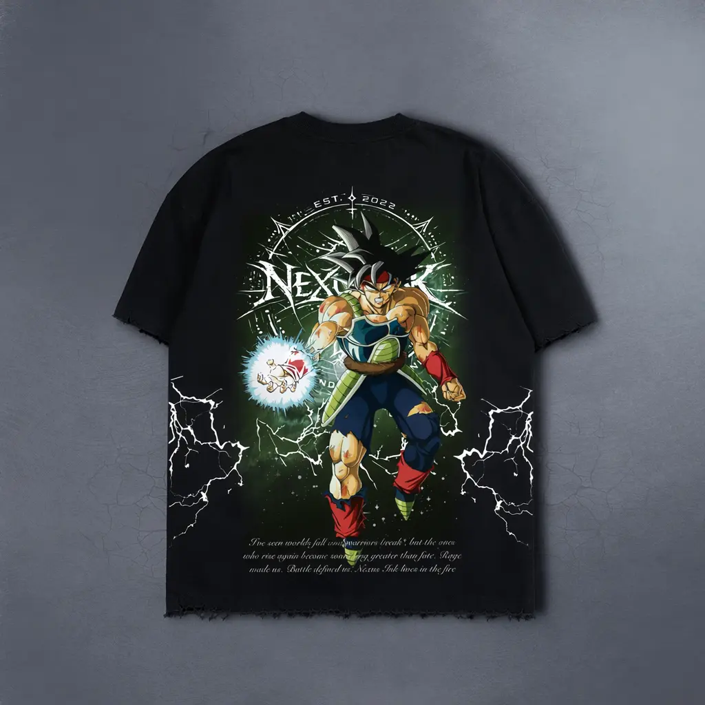 LAST WARRIOR BLACK DISTRESSED TEE