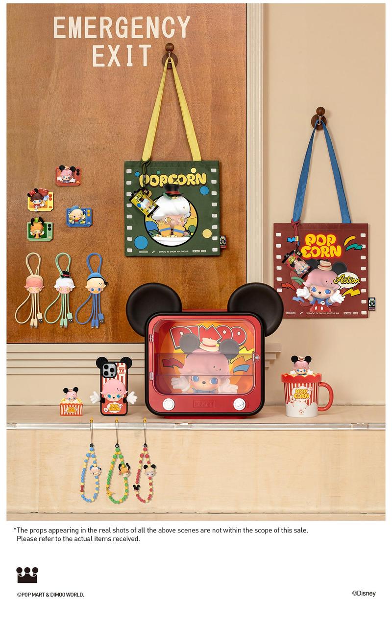 [Spanish]-DIMOO WORLD × DISNEY Series – Contenedor Iluminado en Forma de TV