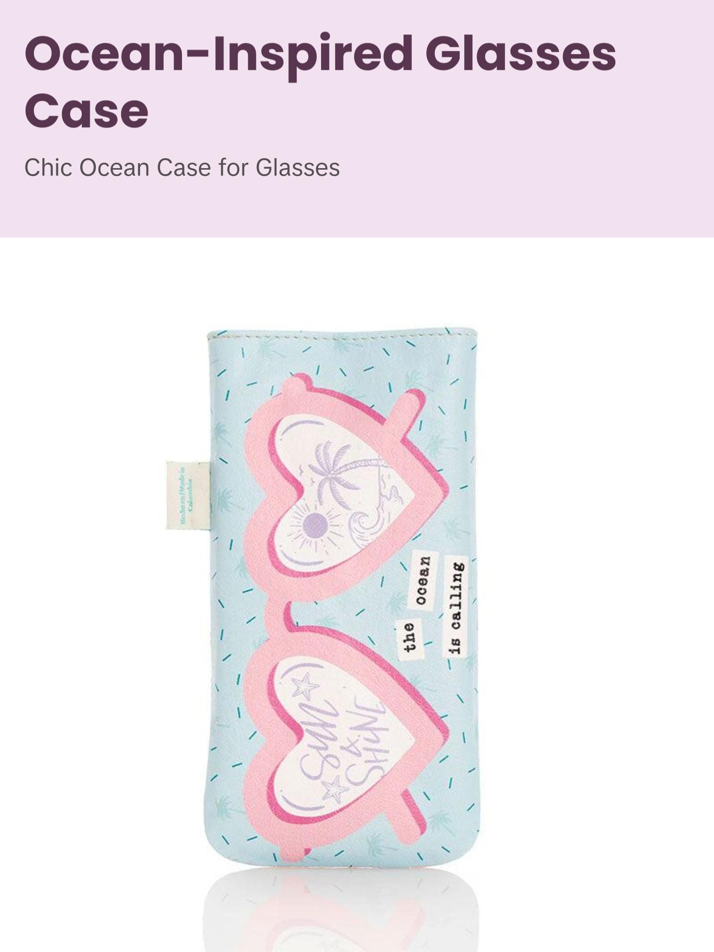 Ocean Glasses Case