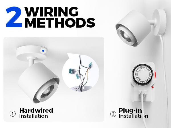 Barrina TR40a Track Grow Light for Indoor Plants, 40W Hanging Grow Lights with Adjustable Beam Angle (15°-60°), 5000K Full Spectrum Wall-Mounted Plant Light with Timer for Growing Houseplants,1-Pack