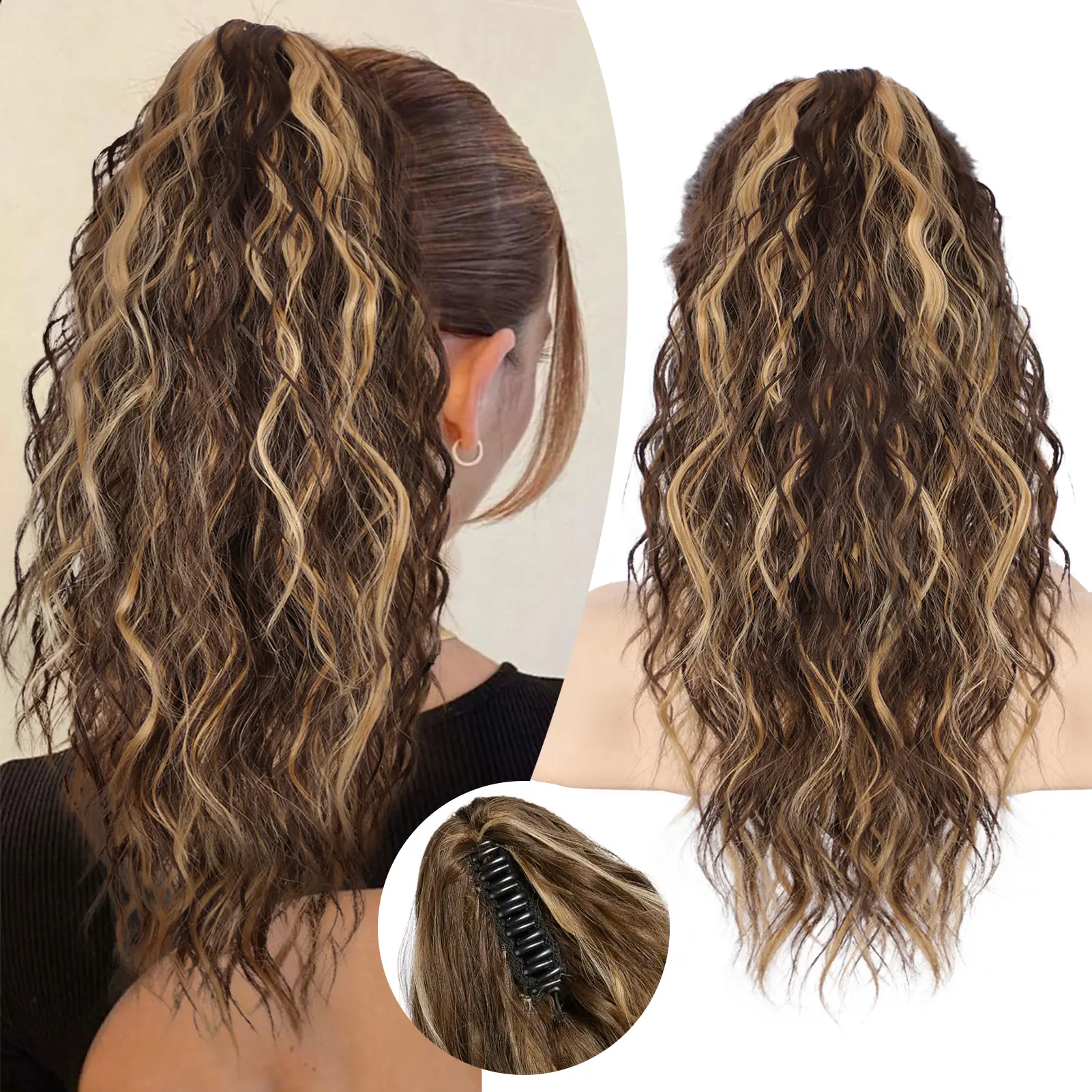 Chocolate Brown with Highlights