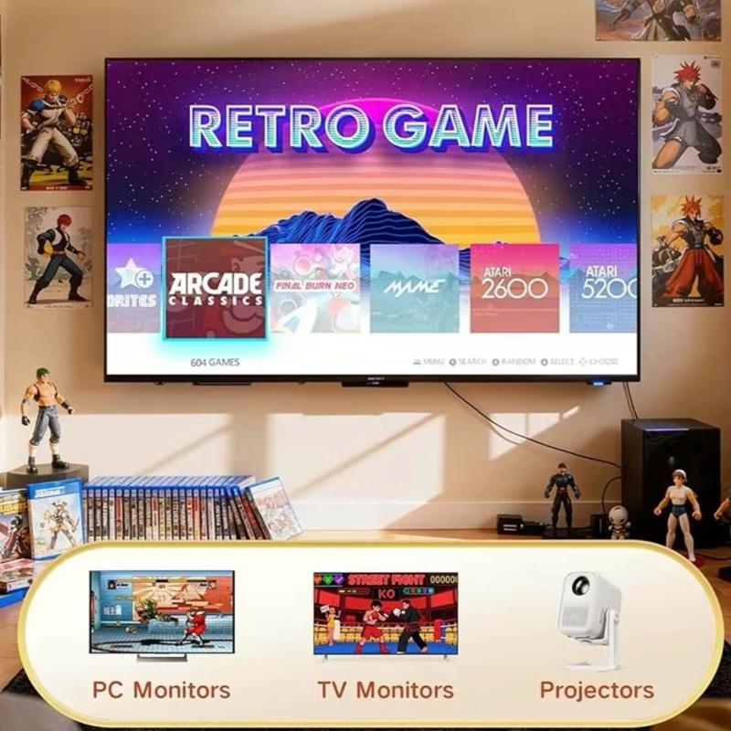 4K TV Game Stick M15 Video Game Console with 40000+ Games 64GB Handheld Player Wireless Controller Retro Gamepad 23 Classic Emulators