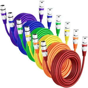 DMX Extension Cable for Stage Lighting 6-Pack DMX Extension Cable for Stage Lighting 6-Pack
