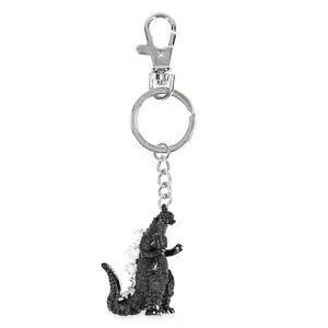 Godzilla 3D Enamel Charm Keychain