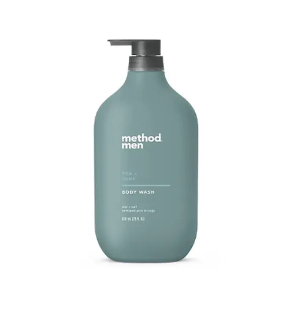method Men Body Wash, Sea and Surf Scent, 28 fl oz | Soothing Formula, Leaves Skin Feeling Soft & Moisturized, Rich Lather, Made Without Parabens