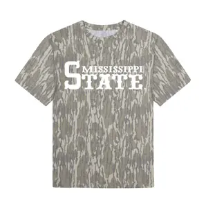 Mississippi State mossy oak Camo T-Shirt, MSU Bulldogs Fan Apparel, College Football Tailgate Shirt, Unisex Hunting Camouflage Tee, Gift for Him