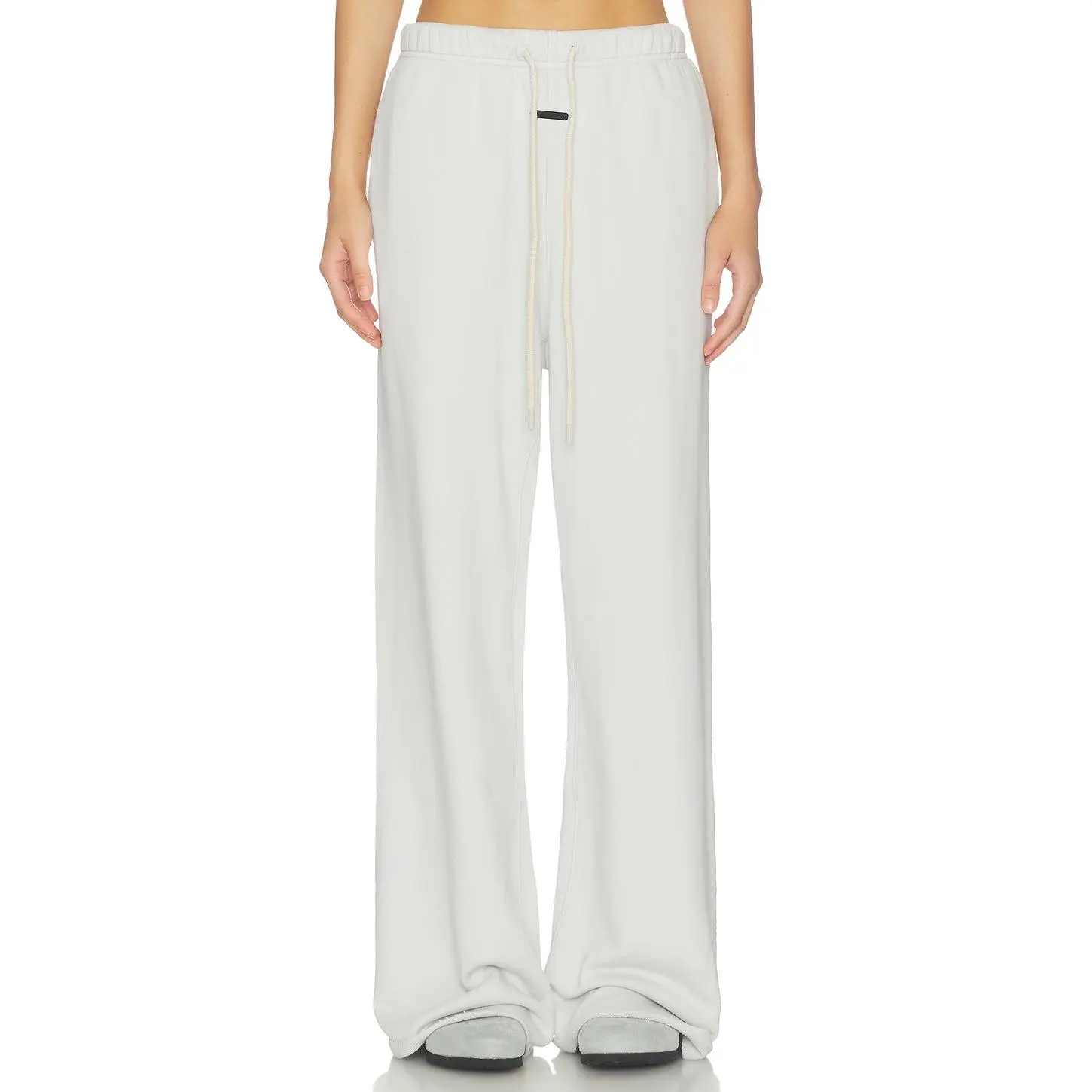 Fear of God ESSENTIALS Undone Cut Lounge Fit Sweatpant in Washed Overcast
