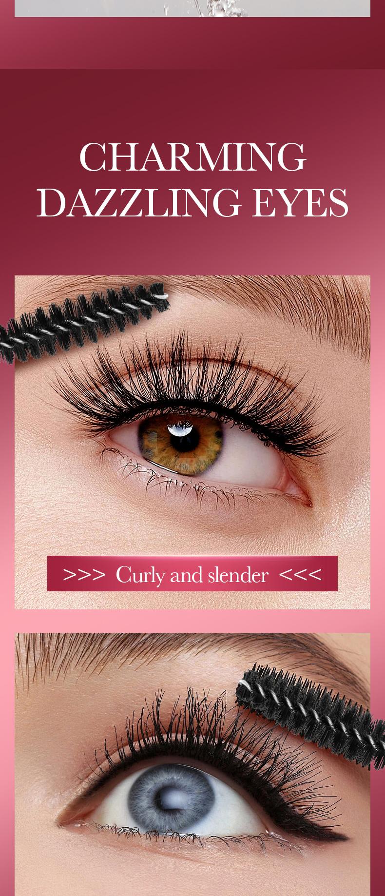 Star Mascara,Long Lasting Curling Eyelashes,Waterproof,Fast Drying