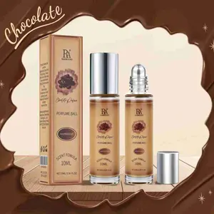 Chocolate Roll-On Perfume, 10ml of Rich, Long-Lasting Gourmand Scent! Unique & Captivating Fragrance for Dates, Work, & Travel. Romantic Gift Set