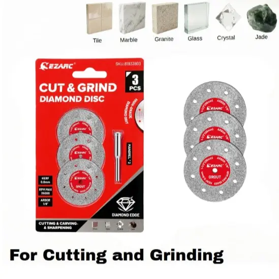 3PC For Cutting and Grinding Ceramic
