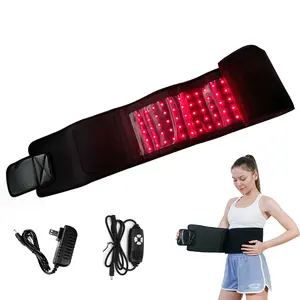 Red Light Therapy Belt 3-in-1 LED Chips 660nm & 850nm Near Infrared for Body Pain Relief Wearable Wrap with Timer & Remote Control Portable Infrared Therapy Device Black Easter Gifts - Healthcare tourniquet