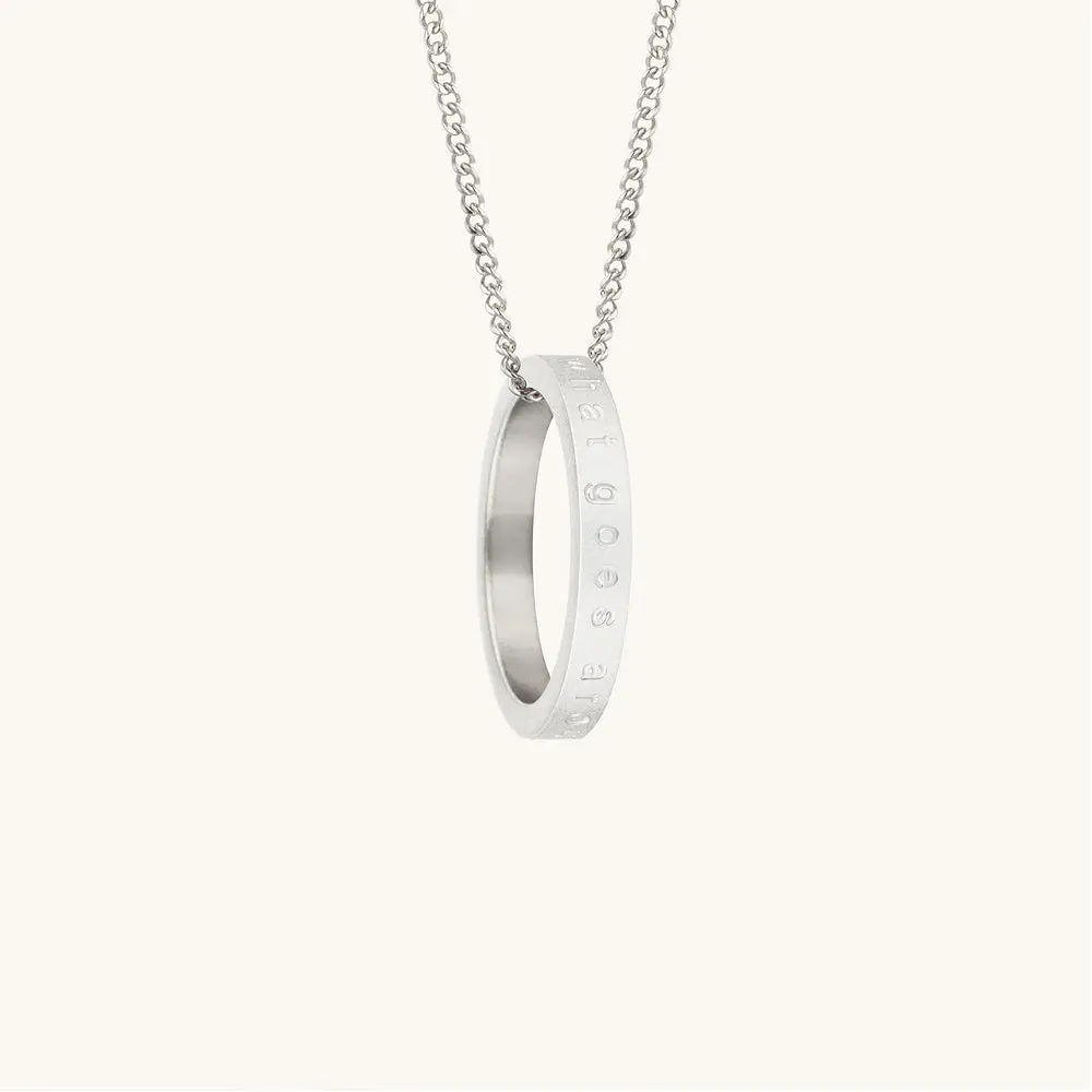What Goes Around Comes Around (matte) - Mantra Jewelry Ring