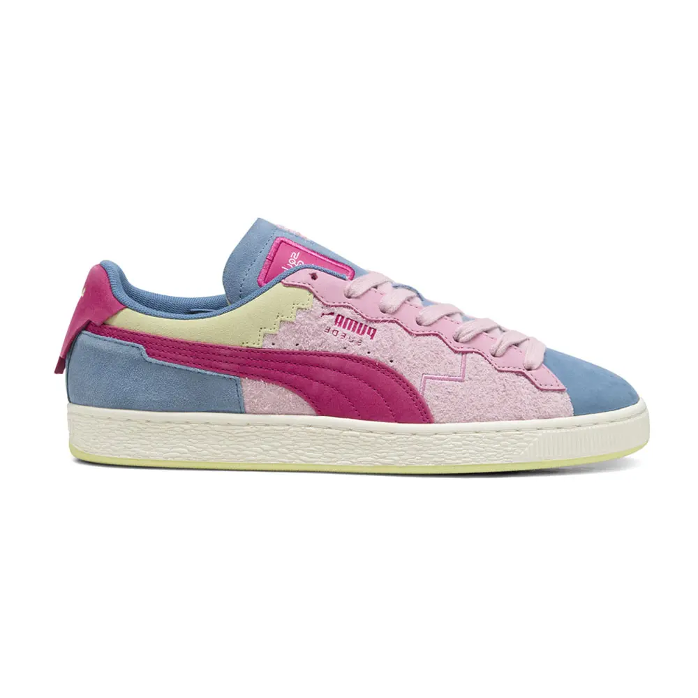 PUMA Mens X Squid Game Suede Lace Up Sneakers Shoes Casual - Blue
