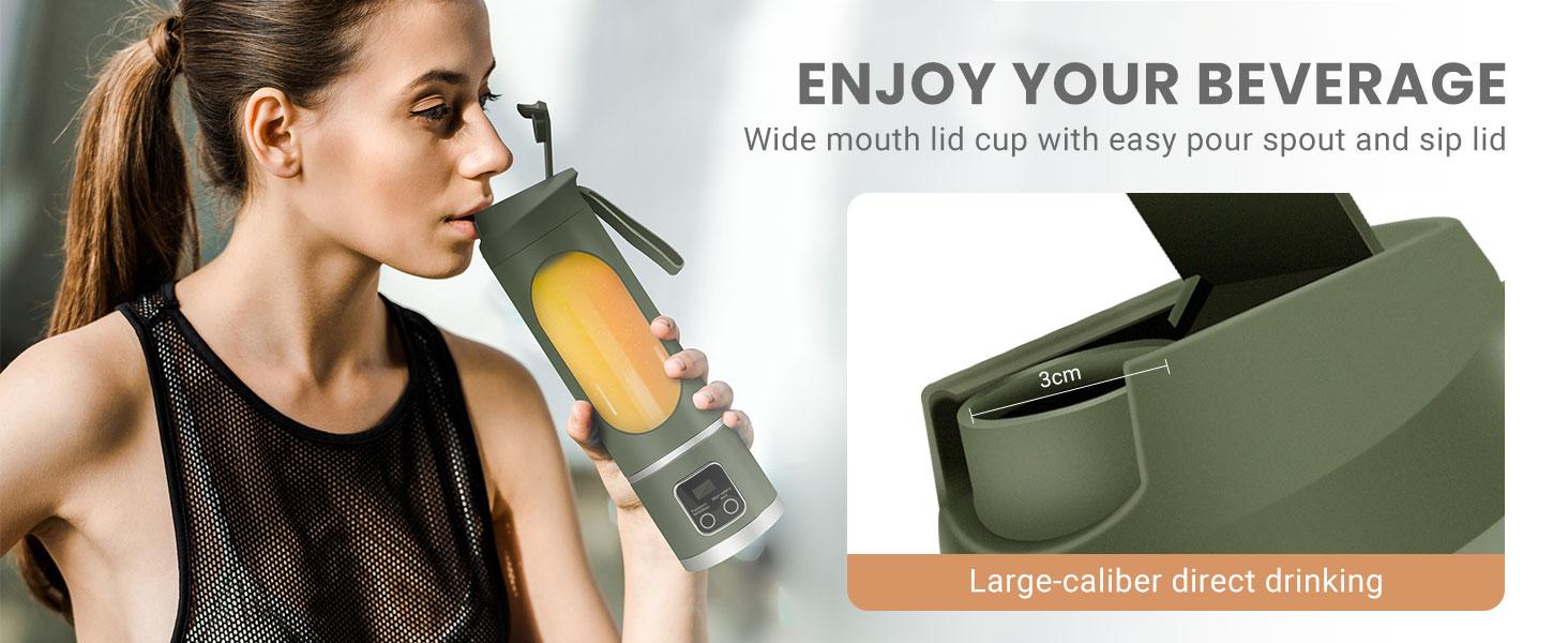 Portable blenders! USB-rechargeable and compact—make smoothies anytime, anywhere. Perfect for travel, back-to-school, and the gym! Leak-proof design. Make smoothies and baby food in seconds. Cup-style juicer. Rechargeable mini vegetable blender.