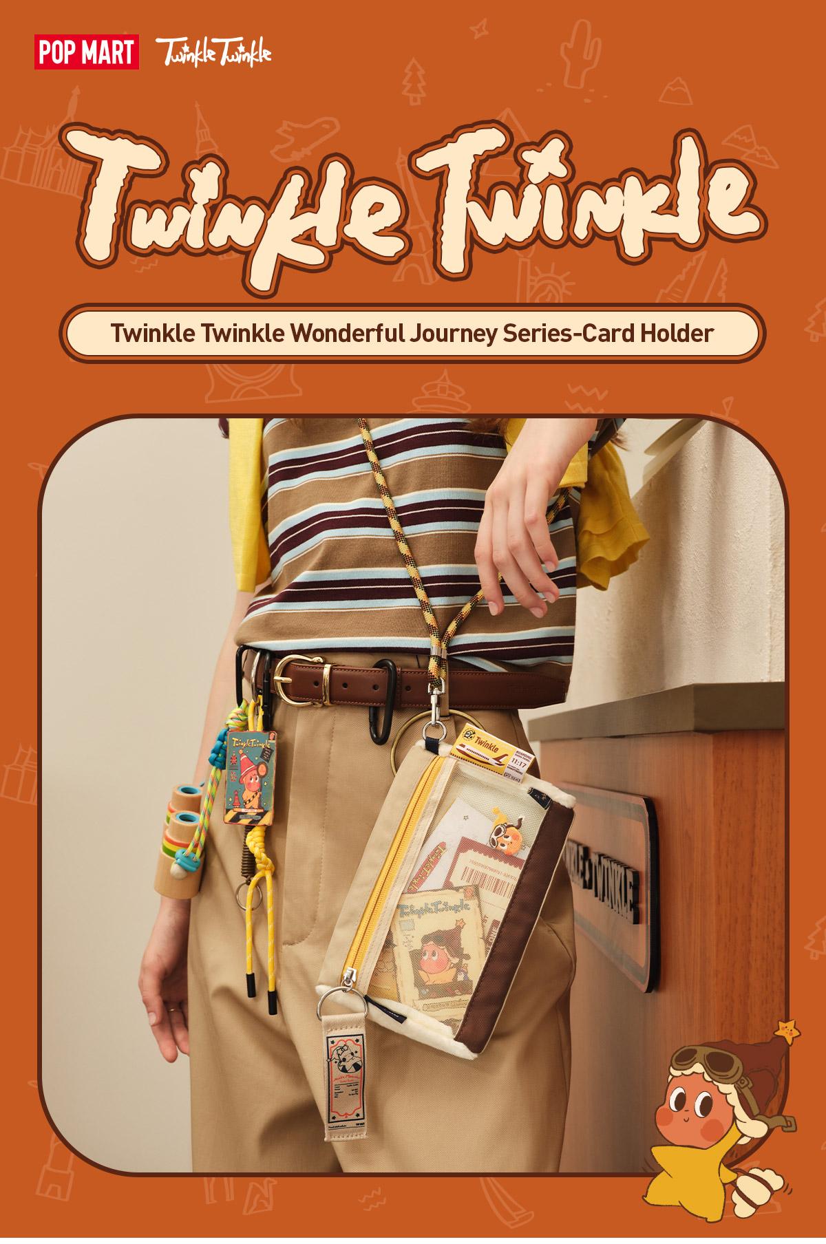 POP MART Twinkle Twinkle Wonderful Journey Series-Card Holder