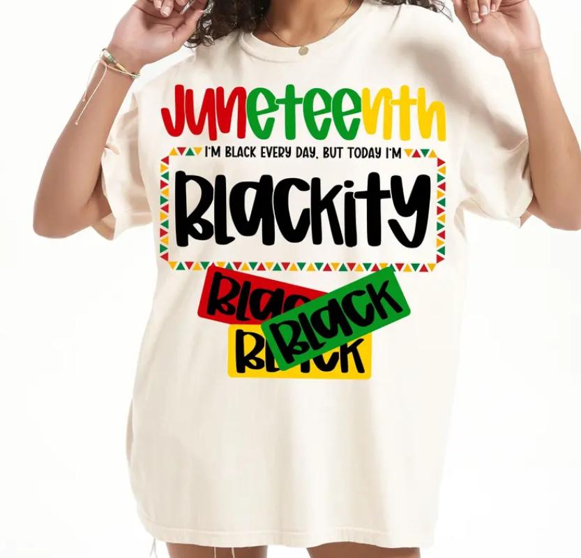 Juneteenth 1865 T-shirt, Free-ish Shirt, 1865 Freedom Day Tee, Black Woman Pride T-shirt, African American Shirt, Gift for Her