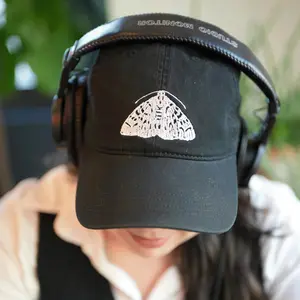 The Moth Baseball Hat - Black