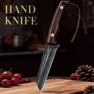 Versatile Stainless Steel Boning Knife Portable Multi-Functional Sharp Knife Hand-forged stainless steel fruit knife with thickened handle suitable for slicing meat steak and as a mini kitchen knife or convenient small utility knife