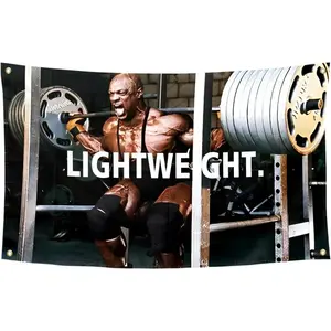 Ronnie Coleman Lightweight Flag Funny Poster Tapestries 3x5Ft  Flag For Dorm Room Parties Gifts, Travel, Decor Decoration Colorful