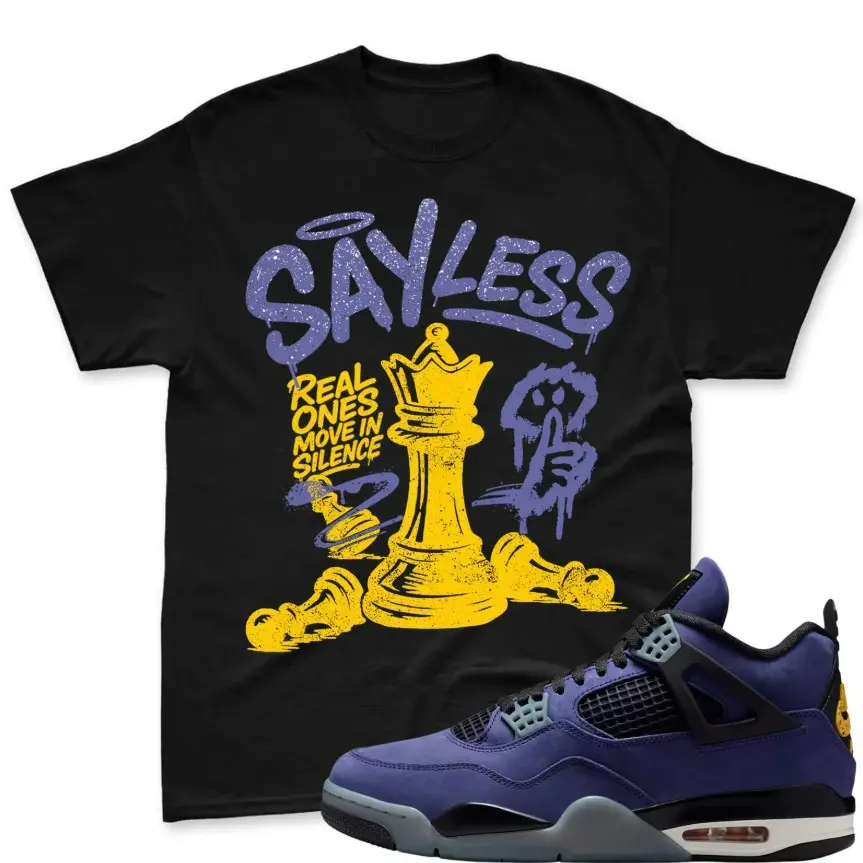 4 Lakers Imperial Purple Match Tee, Lakers 4 Shirt, Purple Outfit, Unisex Top, Casual Everyday Wear, 100% Cotton, Unisex Shirt Gift