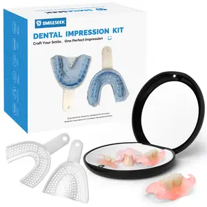 Smileseek Custom Flipper Tooth Professional Partial Denture for Missing Front or Side Tooth Replacement Natural Looking Clip-In Single Tooth Solution for Adults