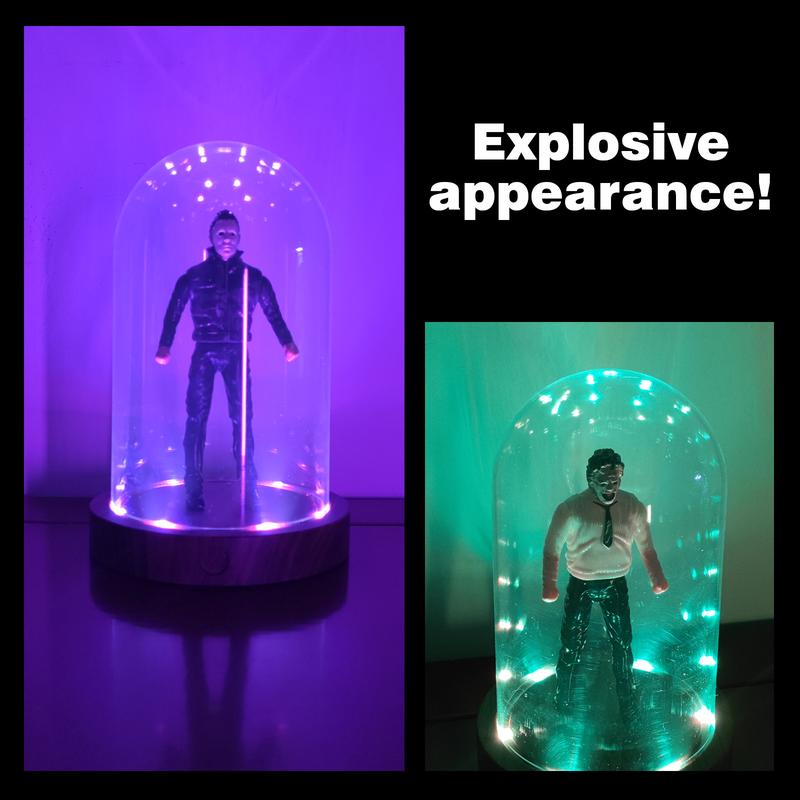 Horror Movie Collection Lamp, Home Decoration Table Lamp, Holiday Ambience Desktop Ornament, Halloween Unique Gift and Decoration.