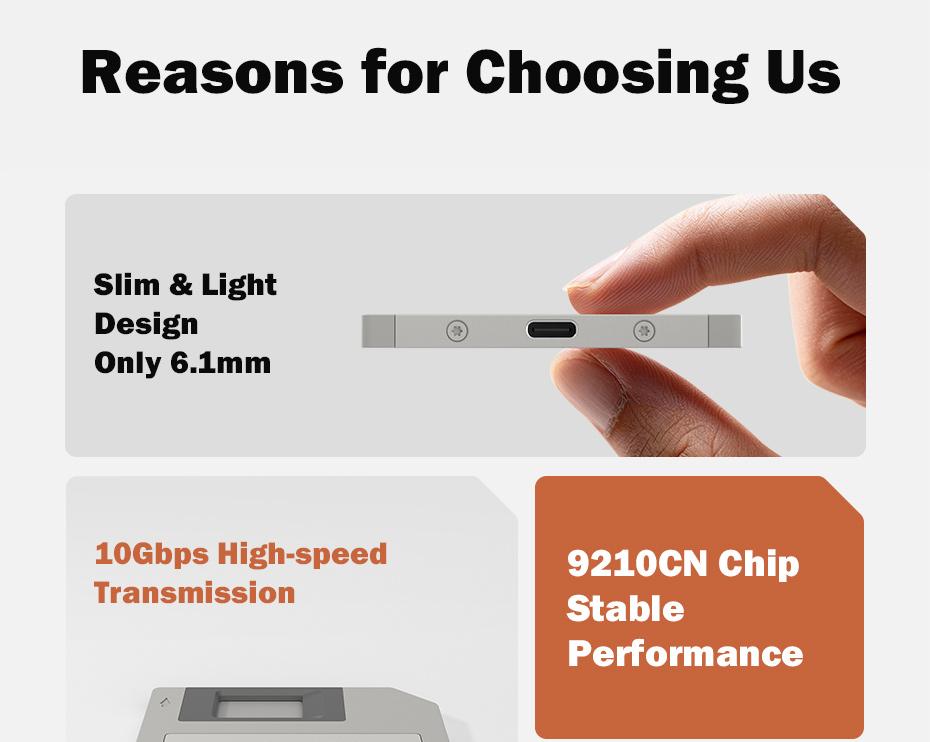 Hagibis 2230 M.2 NVMe SSD Enclosure USB 3.2 Gen 2 to PCI-E M.2 SSD Case 2242 External SSD Floppy Disk for iPhone 17 Pro Laptops
