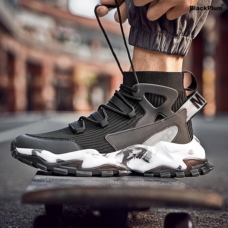 Runner Sports Shoes Athletic Footwear Walking Shoes  Boy Trainer  Lace up Low Top Mesh Sneakers Breathable Running Shoes