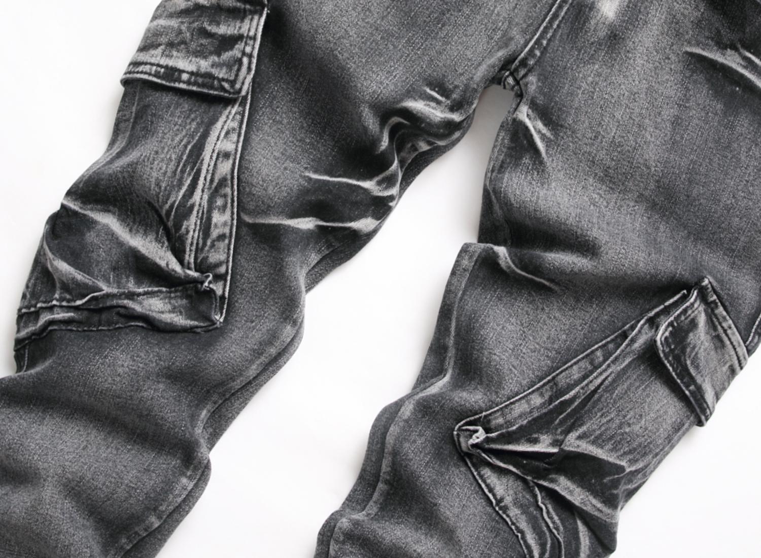 JUNBAOSS Men's 1，3 Pack Slim Fit Stretch jeans Distressed Straight Leg Cargo Skinny Denim Pants for Casual Streetwear Comfort Flex Waist Classic 5-Pocket Stylish Jeans SpringStatements