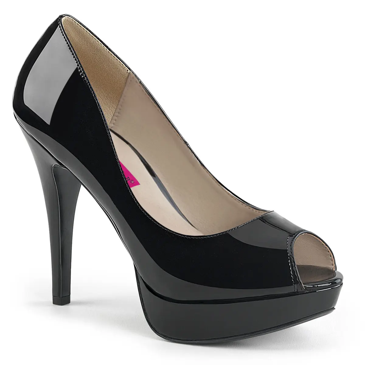Women's Classy Fashion Peep-Toe Platform High-Heeled Shoe, 5 1/4" Heel, Style-01